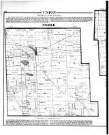 Noble and Union Townships - Left, La Porte County 1874